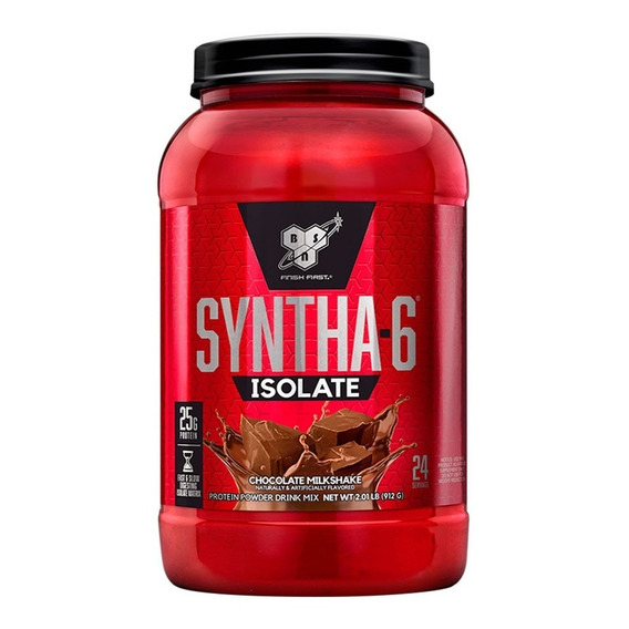 Suplemento en polvo BSN  Syntha-6 Isolate proteína sabor strawberry milkshake en pote de 912g