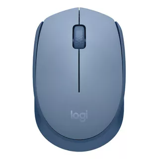 Logitech M170, Mouse Inalámbrico Cómodo Y Portátil, Gris Azu Color Blue Grey
