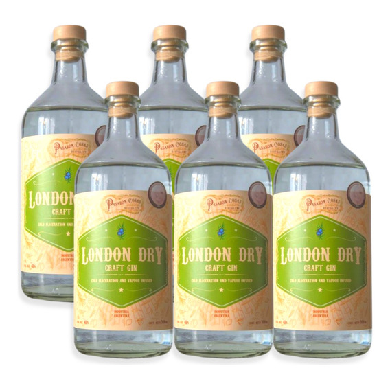 Pasaron Cosas Gin Craft London Dry 750ml Argentina Caja X6u