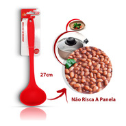 Concha De Feijão Colher Silicone Sopa Original 27cm Cozinha