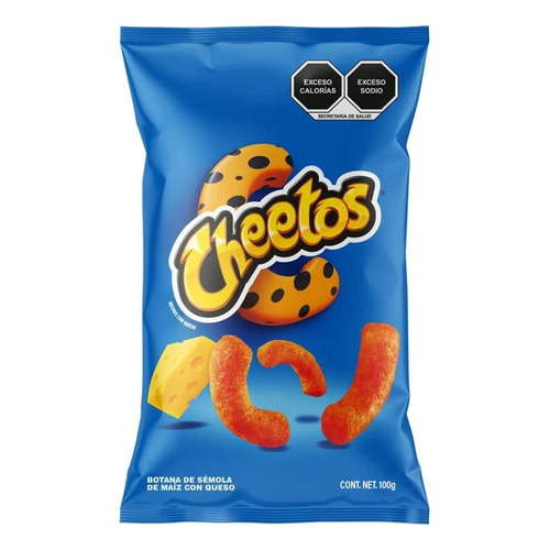 5 Pack Frituras Poffs Cheetos Sabritas 100