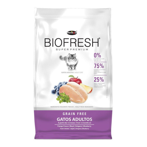 Alimento Biofresh Super Premium para gato adulto sabor mix en bolsa de 1.5kg