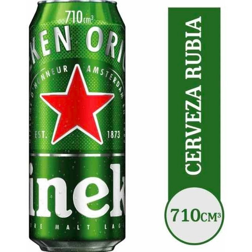 Cerveza Heineken Lata 473ml Pack X6