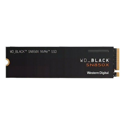 Disco sólido SSD interno Western Digital WDS400T2X0E 4TB negro