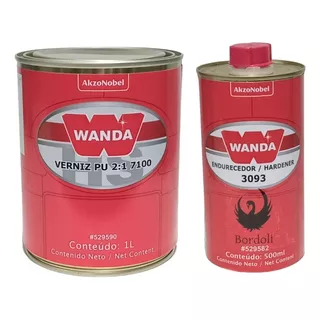 Wanda Barniz Pu 7100 1tl + Endurecedor 3093 0.50lt