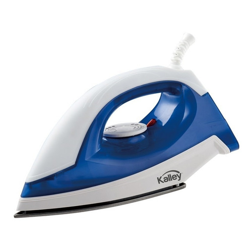 Plancha Seca Kalley K-mps100p Color Blanco/Azul 110V