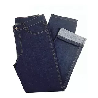 2 Calça Jeans Masculina Sem Elastano Trabalho Serviço Kit 