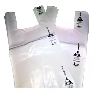 Camiseta Bolsa Reutilizable 60x70 Super Fuerte - Pack X 100