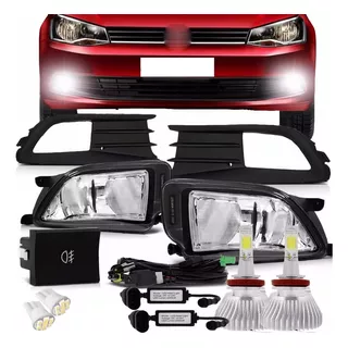 Kit Farol De Milha Neblina Auxiliar Gol  Voyage G6 + 4 Brind