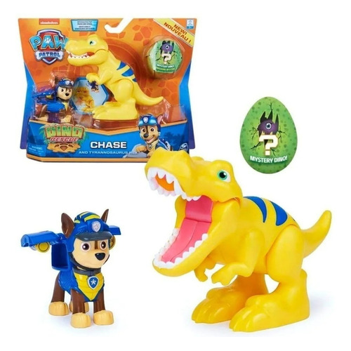 Paw Patrol Chase  Figura Tiranosaurio Rex Dino Sorpresa