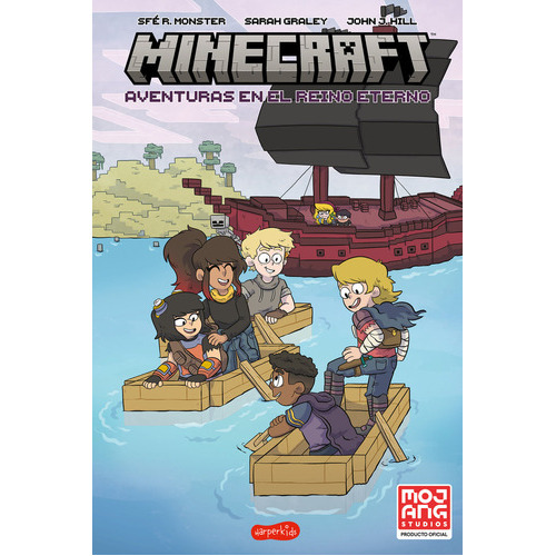 Minecraft Aventuras En El Reino Eterno, De R. Monster Sfe. Editorial Harperkids, Tapa Blanda En Español, 2023
