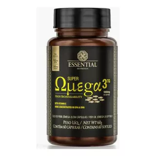 Super Omega Tg Essential Nutrition 60 Cápsulas