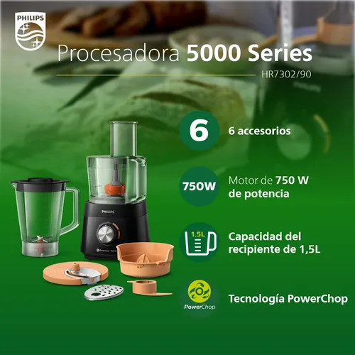Procesadora con licuadora philips sale