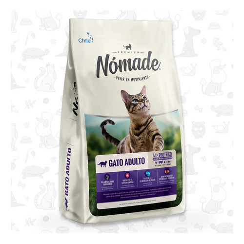 Nomade Premium alimento para gato adulto 10kg