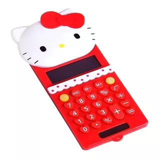 Calculadora Hello Kitty De 8 Dígitos Lcd Escolar Papelería