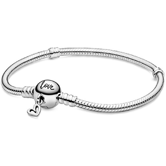 Pandora Pulsera Cierre Redondo Love Cad/serp. + Kit Regalo 