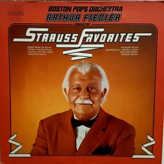 Lp Arthur Fiedler - Boston Pops Orchestra - Strauss Favorite