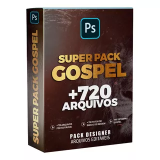 Super Pack Artes Editáveis Gospel E Igrejas Canva, Psd E Cdr