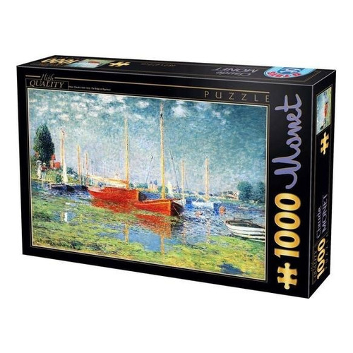 Rompecabezas D Toys 1000 Monet Los Botes 67548