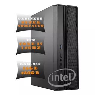  Pc Intel Core I5 3.6ghz 16gb Ssd480gb Compacto Slim