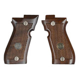 Cacha Empuñadura Pistola Beretta Cheetah 85f En Madera Nogal