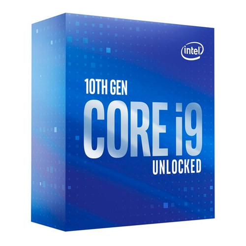 Procesador gamer Intel Core i9-10850K BX8070110850K de 10 núcleos y  5.2GHz de frecuencia con gráfica integrada