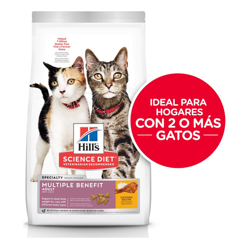 Comida Hill's Sd Multi Benefit para gatos adultos de 7kg