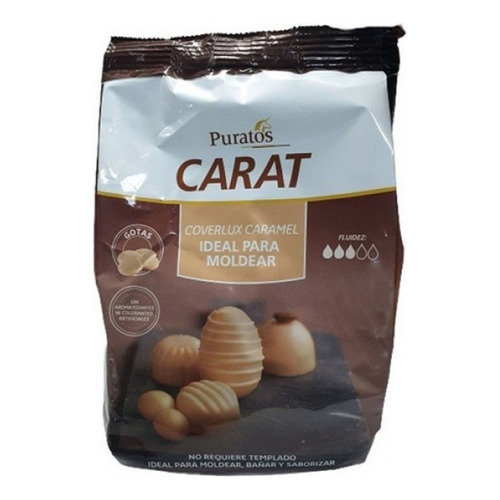 Chocolate Para Moldear Huevos De Pascua Carat Coverlux 800g