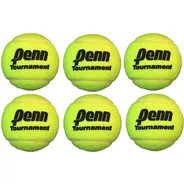 Pelota De Tenis Penn X6 Suelta Padel Polvo Cemento All Court