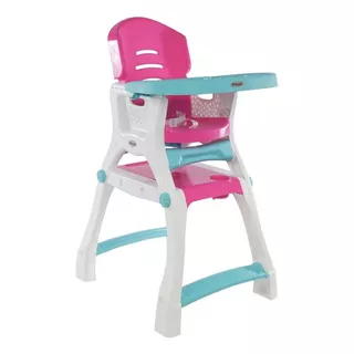 Silla Alta Prinsel Caddy 2 En 1 Rosa