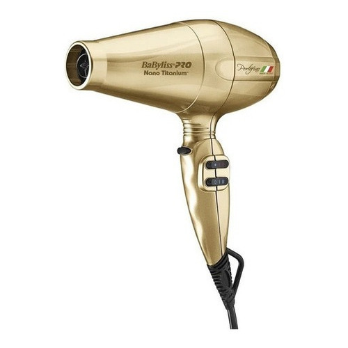 Secador de pelo BaBylissPRO Nano Titanium Portofino 6600 dorado 220V