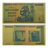 Billetes Numismaticos  Zimbabwe 100 Trillones