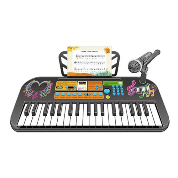 Piano Con Micrófono Y Mp3 Juguete Musical Infantil