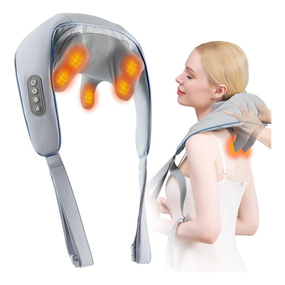 Masajeador Para Cuello Y Hombros Con Calor Masaje Cervical G