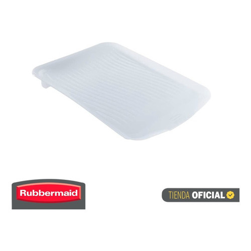 Bandeja Tabla Para Locero Escurridor De Platos Rubbermaid Bl Color Blanco