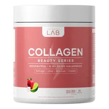 Colágeno Hidrolizado Beauty Series 300g Ácido Hialurónico Coq10 The Protein Lab Sabor Frutilla Lima