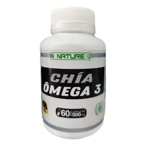 Chia Con Omega 3 In Nature 60 Cáps. Sabor Neutro