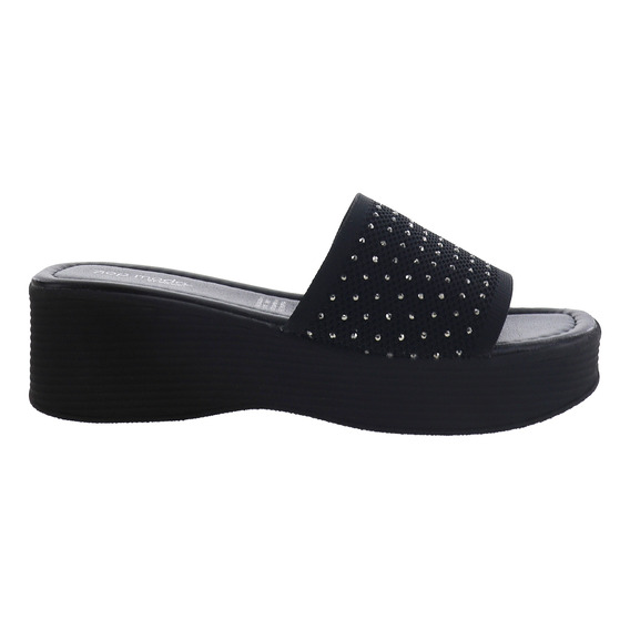 Sandalias De Plataforma Slip On Brillos Erez