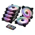 Ds Leddess Rainbow Led Rgb Ventiladores Con Controlador Para