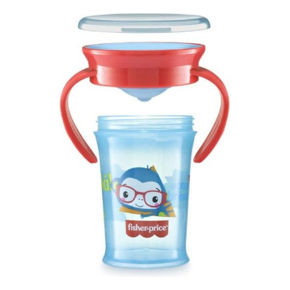 Vaso 360 Antiderrame Fisher Price- Mvd Kids