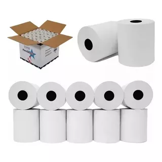 Pack 50 Rollos De Papel Termico 58mm X 40mm Transbank Redelcom Marca Thermalstar