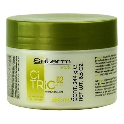 Mascarilla Salerm Citric Balance Teñidos/maltratados 250ml.