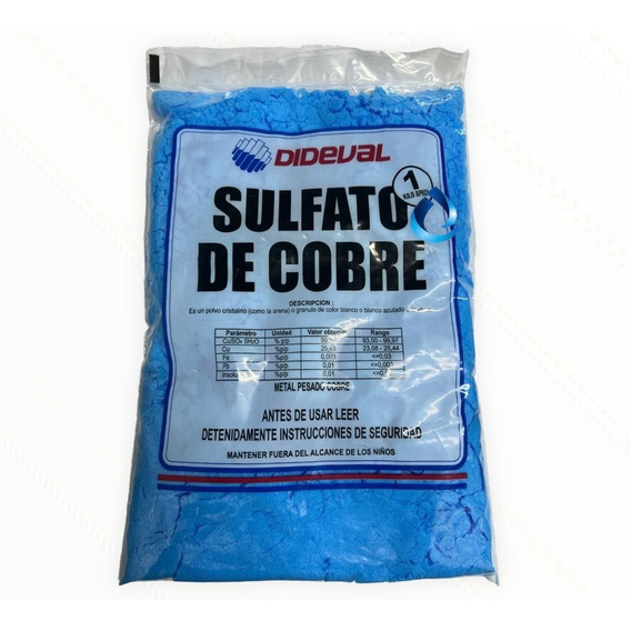 Sulfato De Cobre Alguicida Para Piscina 1 Kg