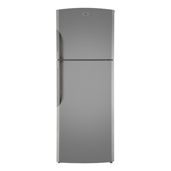 Refrigerador no frost Mabe Top Mount RMS400IXMRE0 platinum con freezer 400L