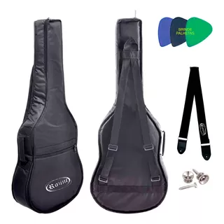 Bag Capa Acolchoada Para Violão Rozini + Alça Cinto Rozini