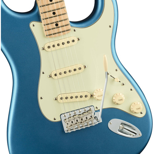 Fender American Performer Stratocaster - Satin Lake Placid . Color Azul (Lake Placid Blue) Orientación de la mano Diestro