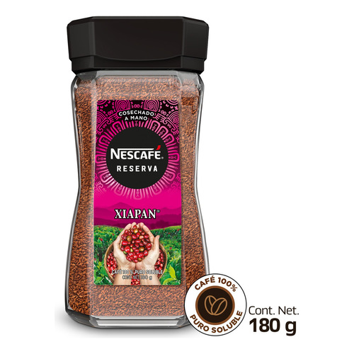 Café soluble Nescafé Reserva Xiapan frasco 180g