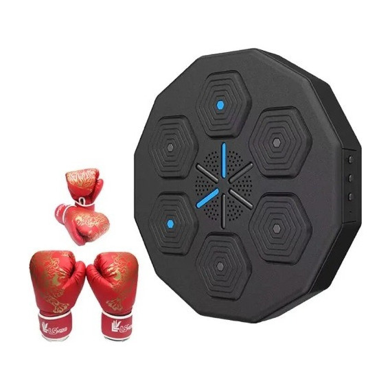 Pared Electrónica Target Sandbag  Boxeo + Guantes Boxeo