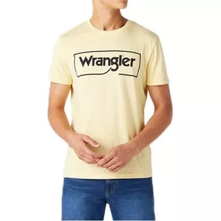 Remera Wrangler Box Logo Colores Hombre Original!!!