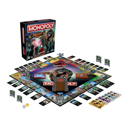 Monopoly Jurassic World Edicion Especial Hasbro Gaming F1662
